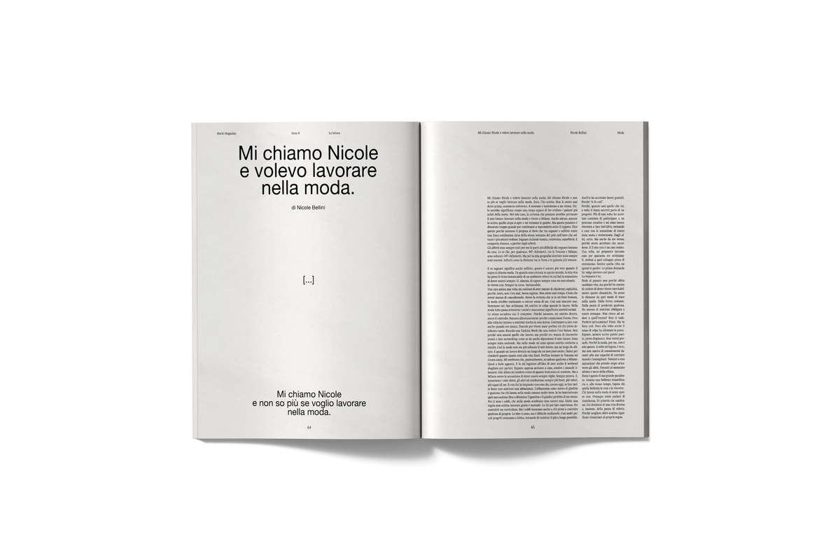 Marlè Magazine Issue 8 - La Lettera